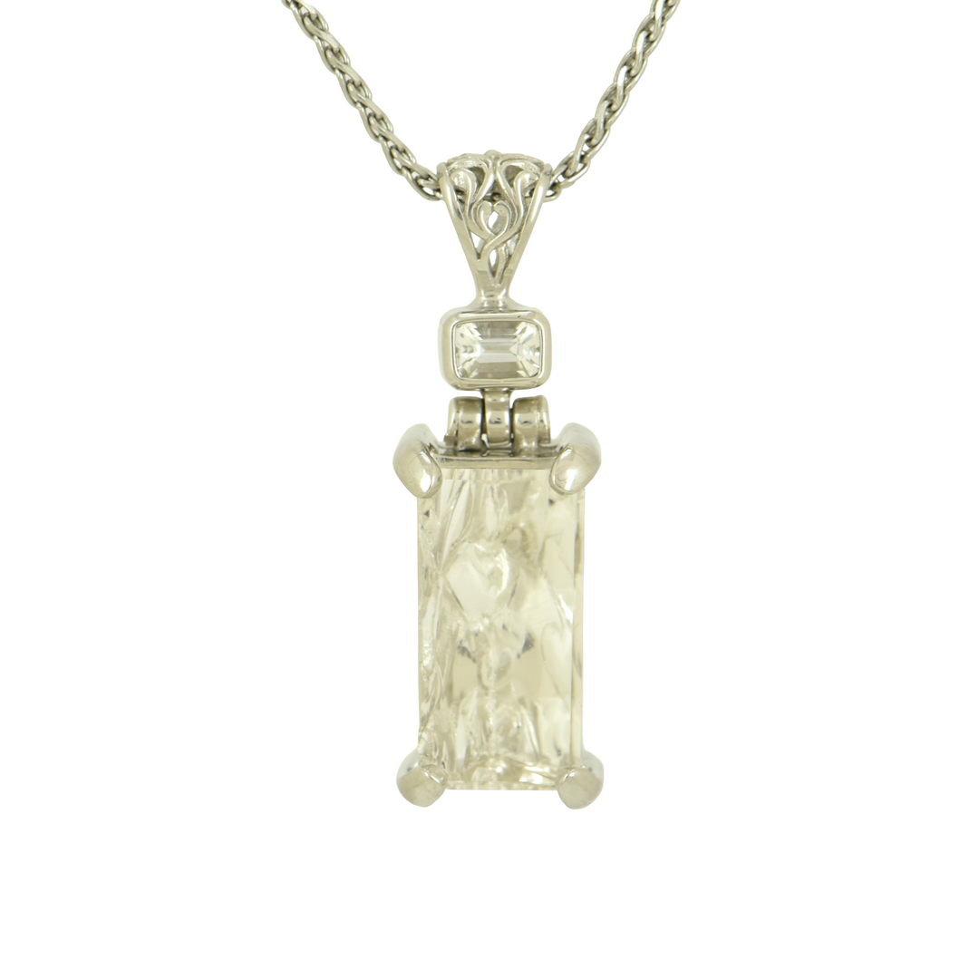 Angelic Reflections Clear Quartz Pendant