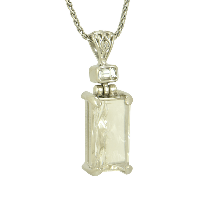 Angelic Reflections Clear Quartz Pendant