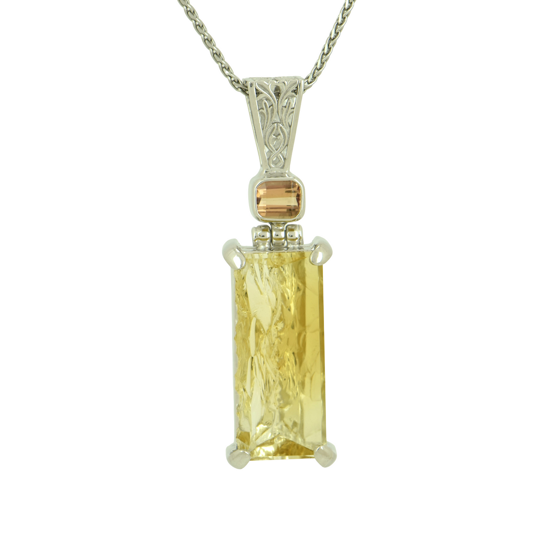 Angelic Reflections Citrine Pendant