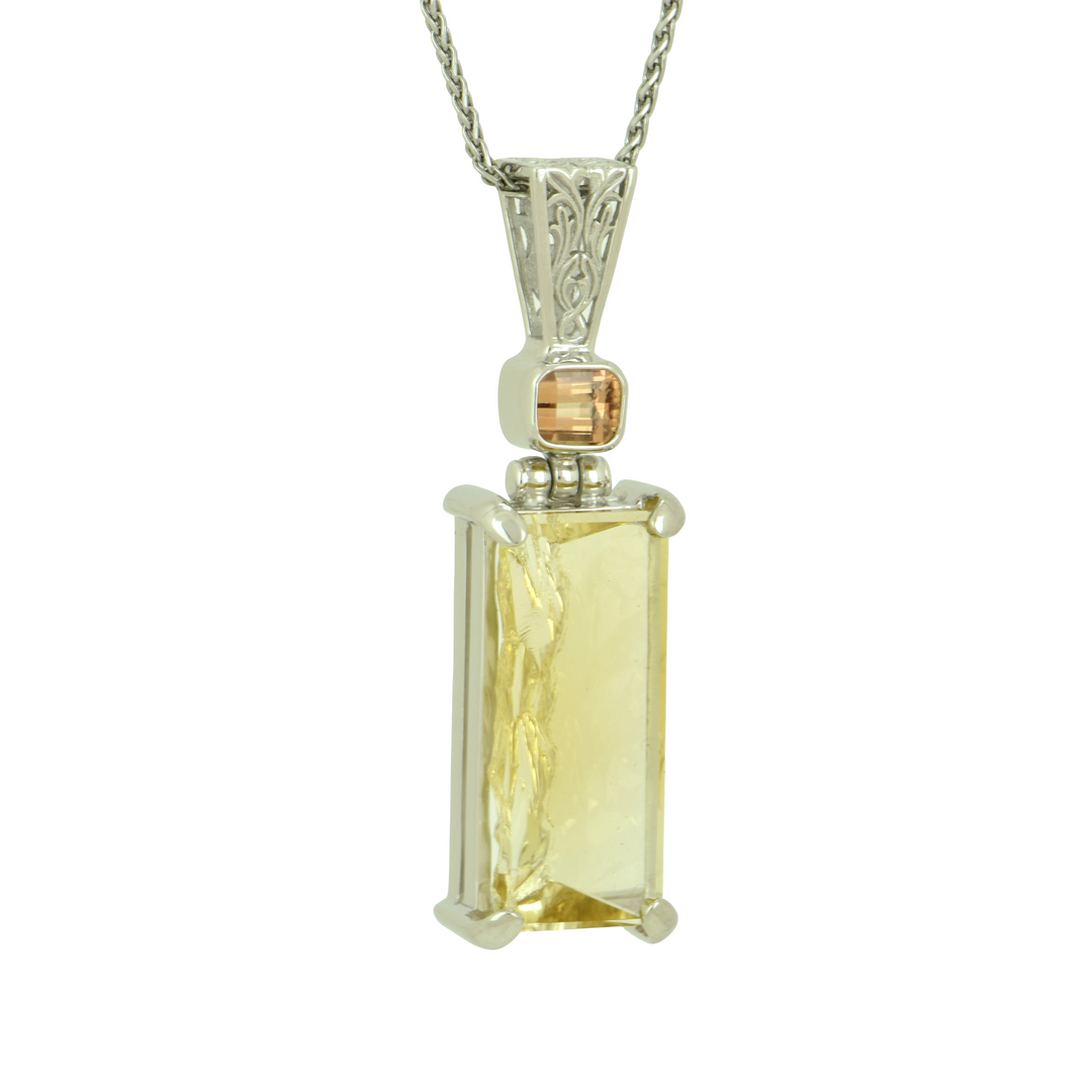 Angelic Reflections Citrine Pendant
