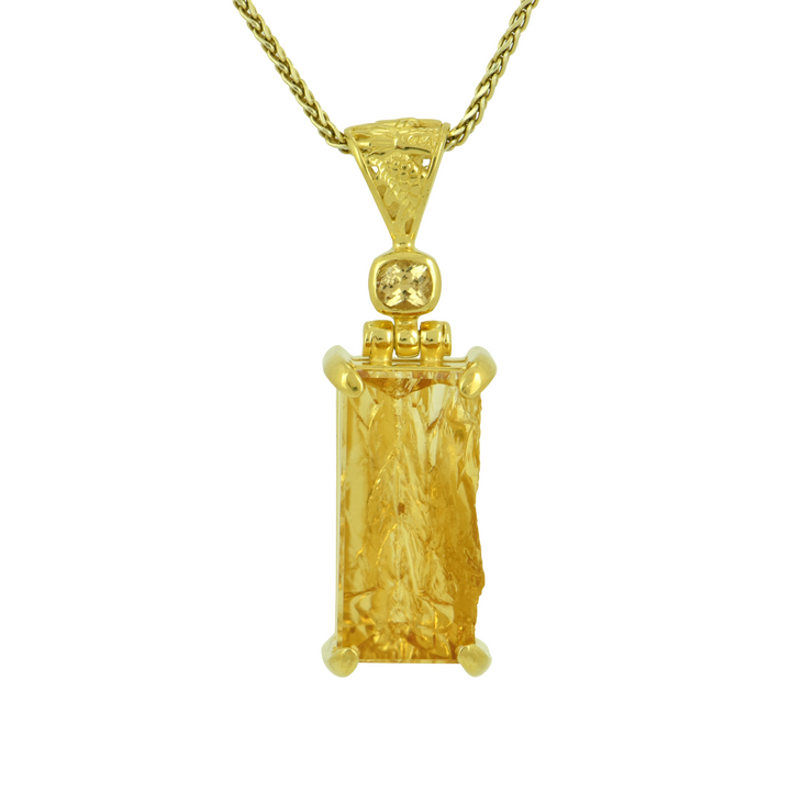 Angelic Reflections Citrine Pendant