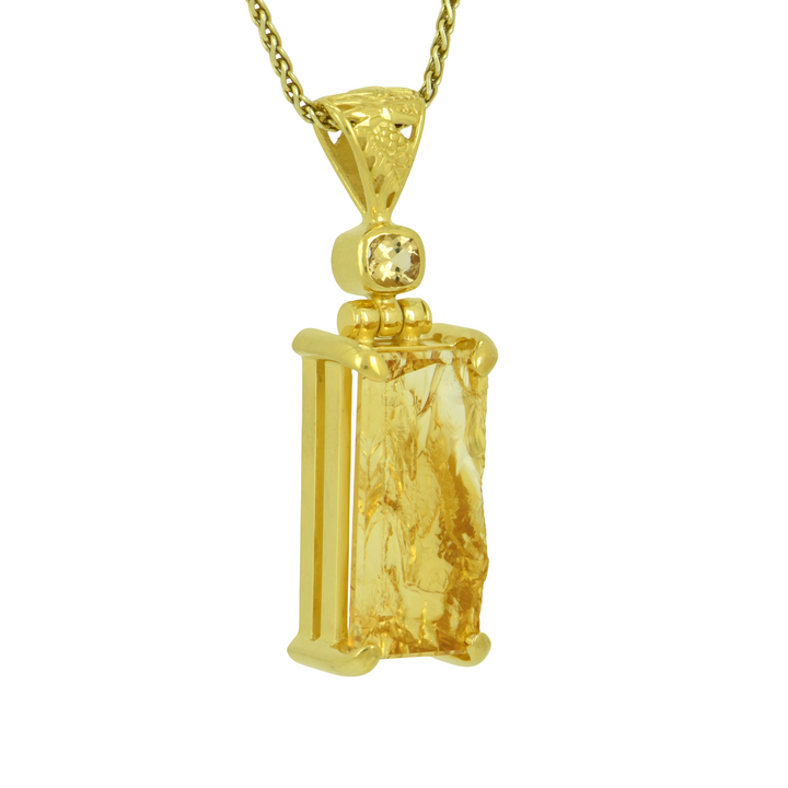 Angelic Reflections Citrine Pendant