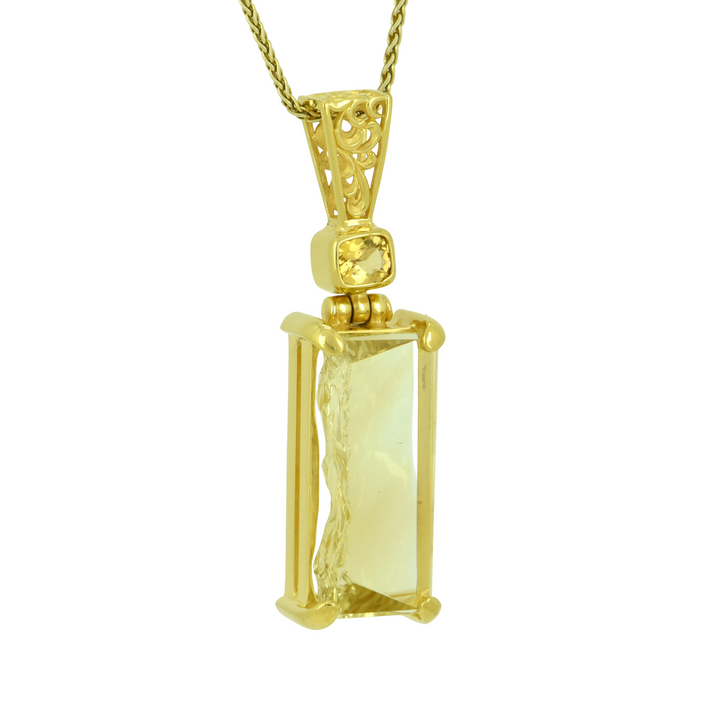 Angelic Reflections Citrine Pendant