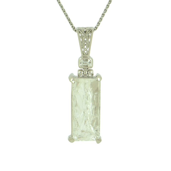 Angelic Reflections Clear Quartz Pendant