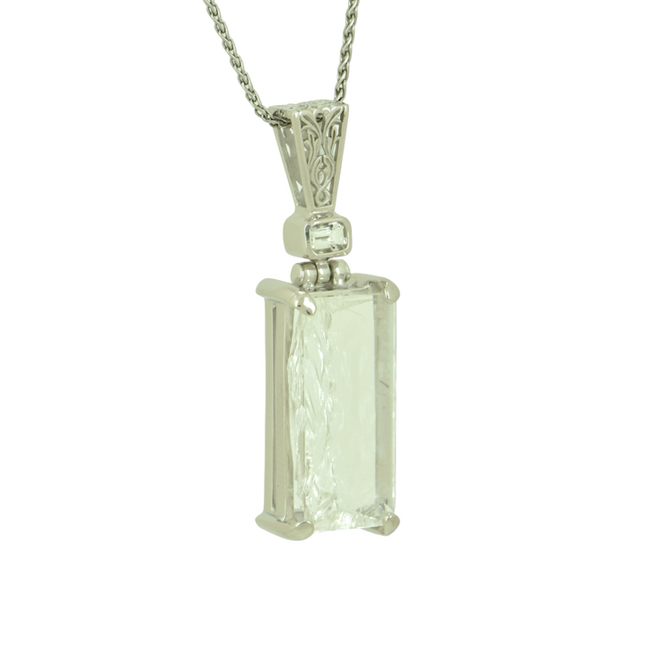 Angelic Reflections Clear Quartz Pendant