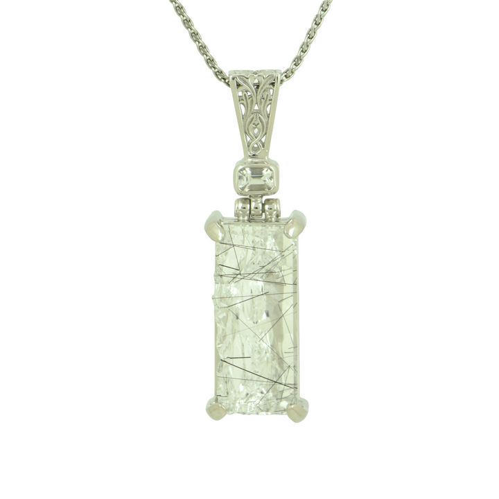 Angelic Reflections Black Tourmaline Pendant