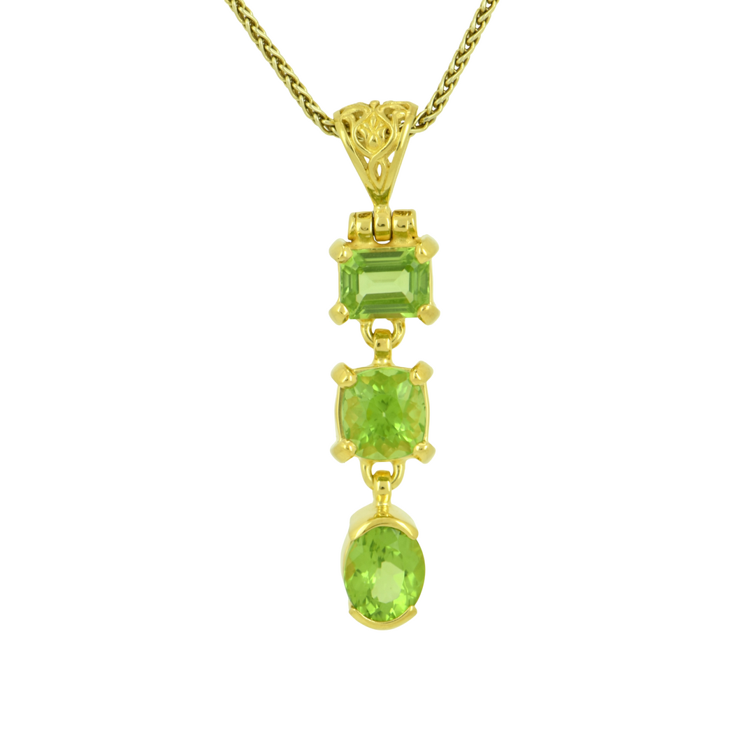 Natural Peridot Pendant