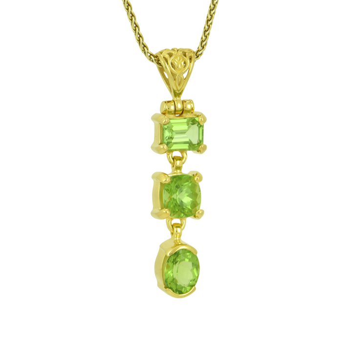 Natural Peridot Pendant