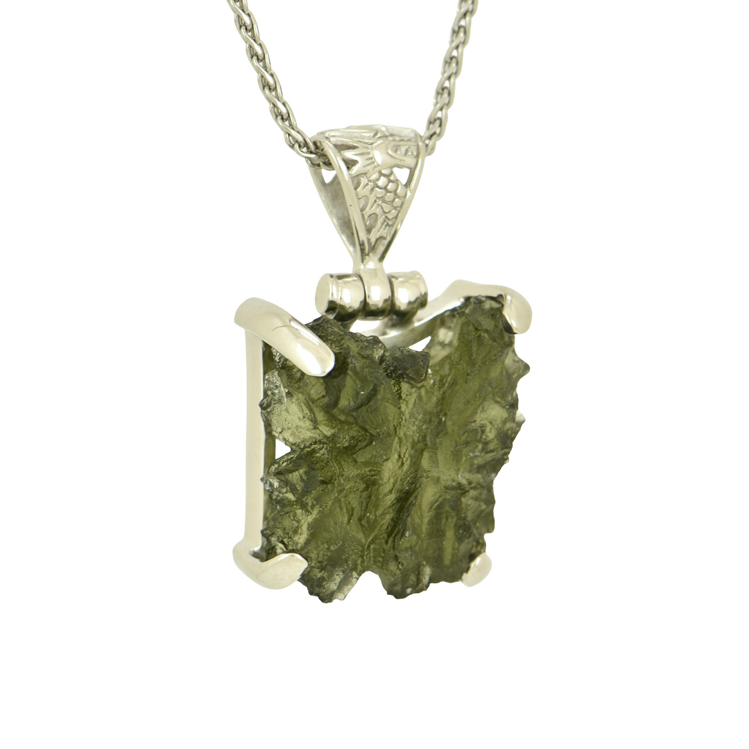 Besednice Moldavite Pendant
