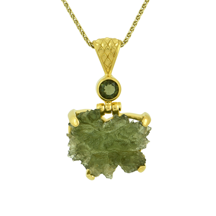 Besednice Moldavite Pendant