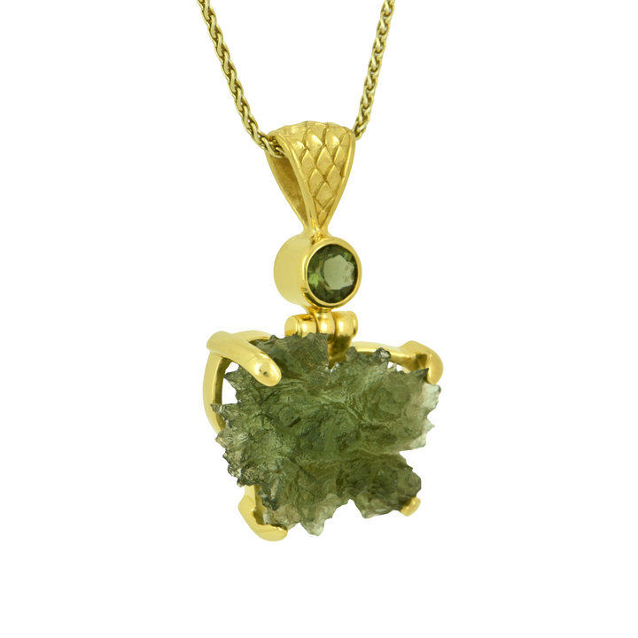 Besednice Moldavite Pendant