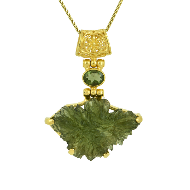 Besednice Moldavite Pendant