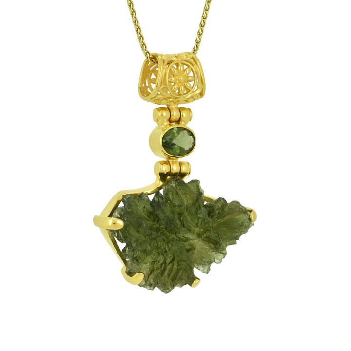 Besednice Moldavite Pendant