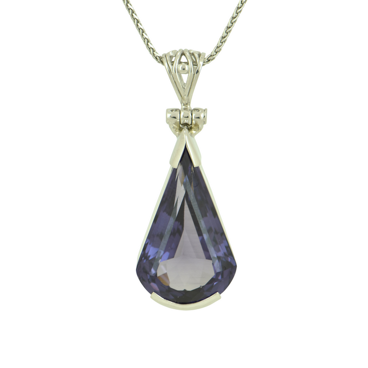 Alexandrite Effect Sapphire Pendant