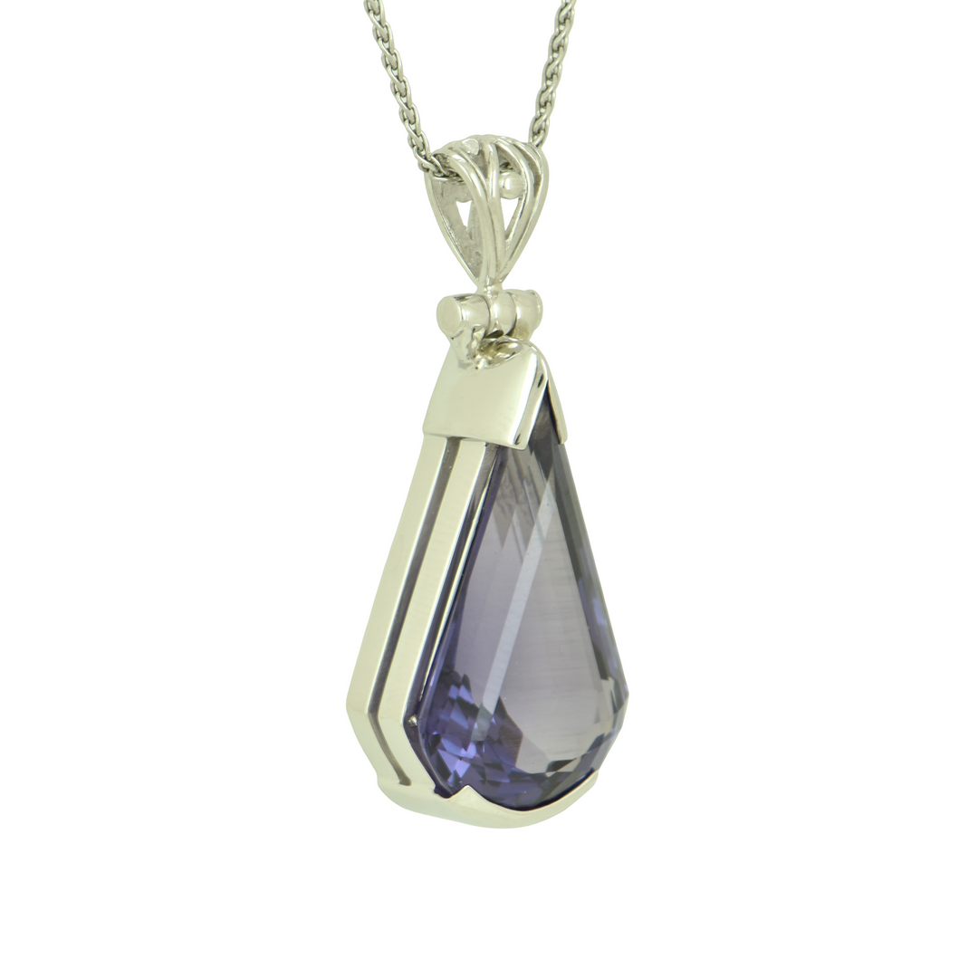 Alexandrite Effect Sapphire Pendant