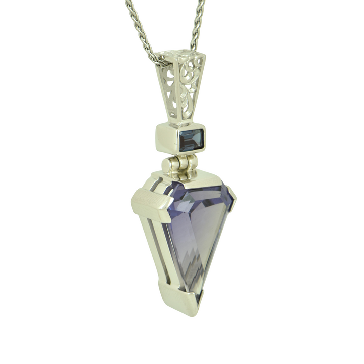 Alexandrite Effect Sapphire Pendant