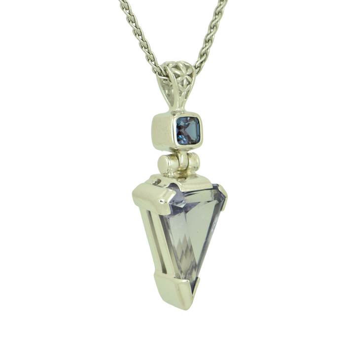 Alexandrite Effect Sapphire Pendant