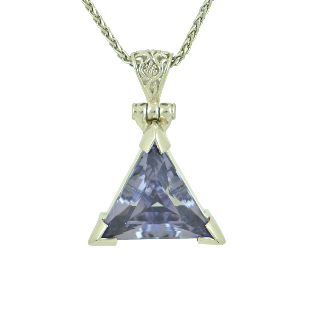 Alexandrite Effect Sapphire Pendant