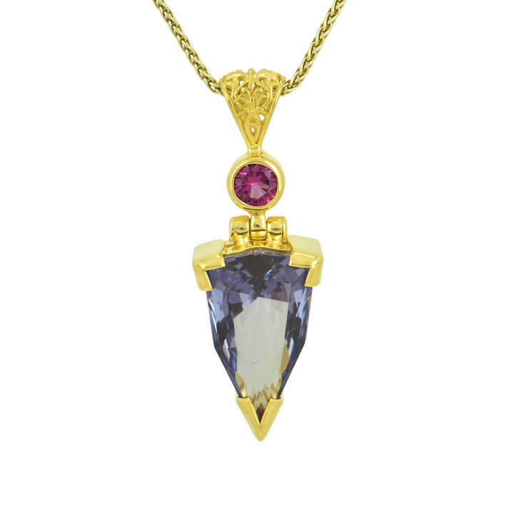 Alexandrite Effect Sapphire Pendant