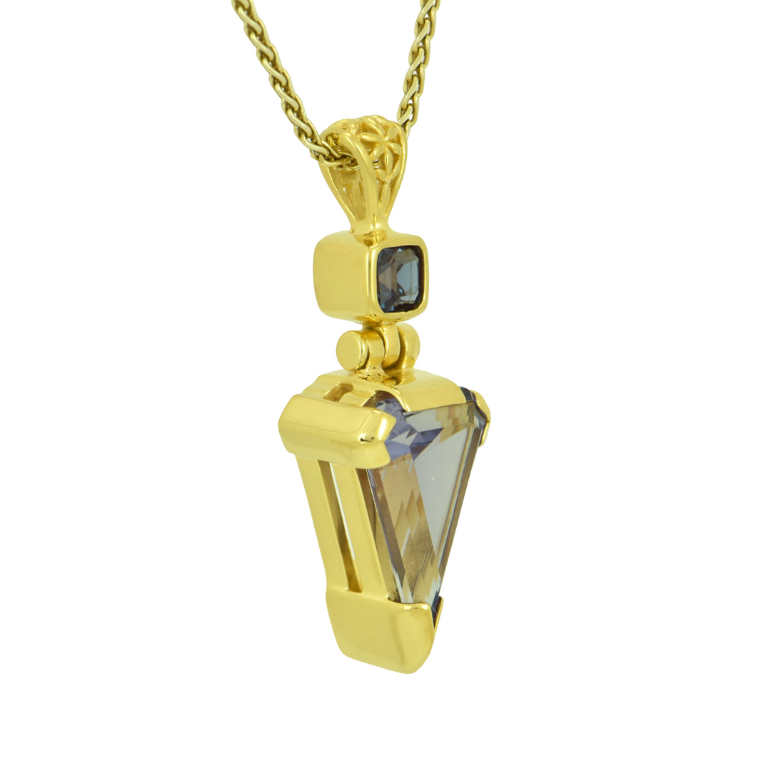 Alexandrite Effect Sapphire Pendant