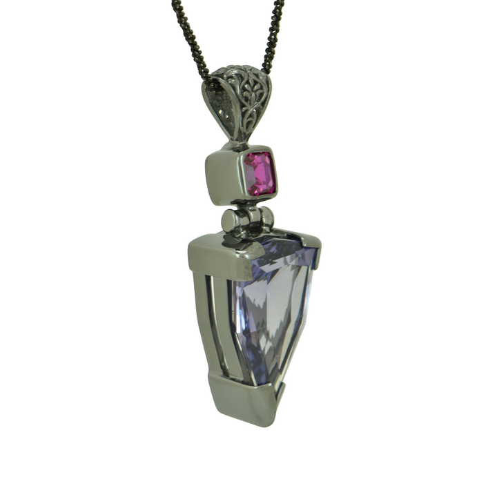 Alexandrite Effect Sapphire Pendant