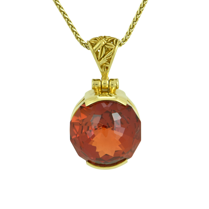 Padparadscha Sapphire Pendant