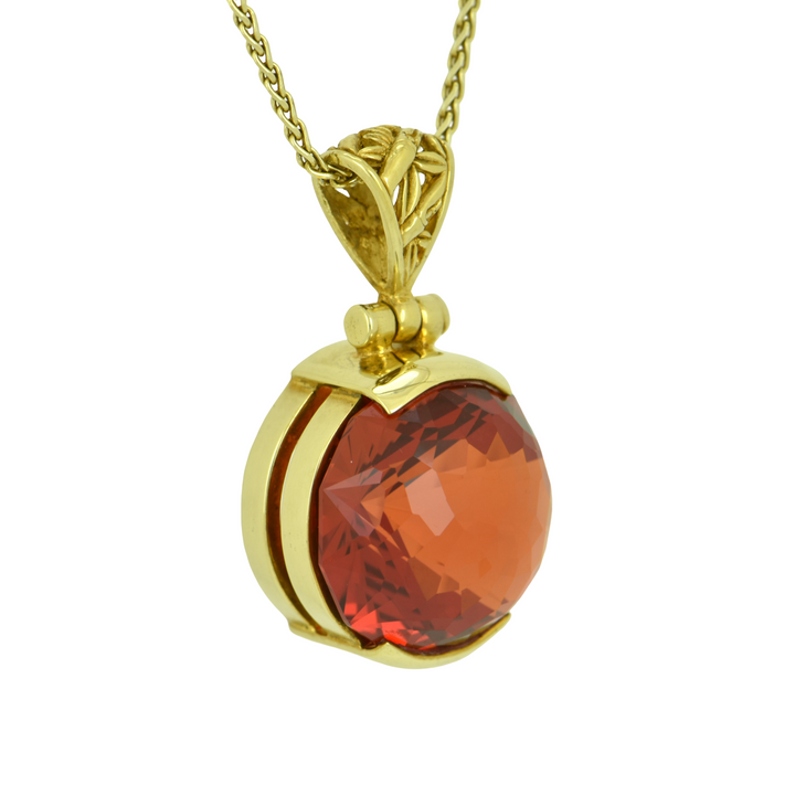 Padparadscha Sapphire Pendant