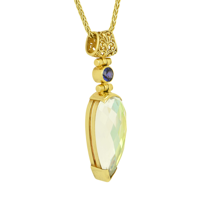 Angel Aura Sovereignty Mystic Quartz Pendant