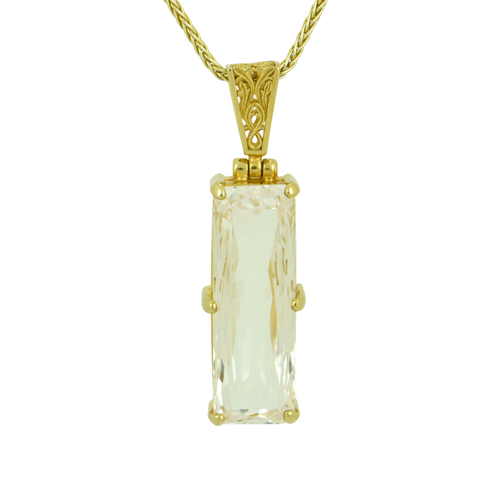 White Sapphire Pendant