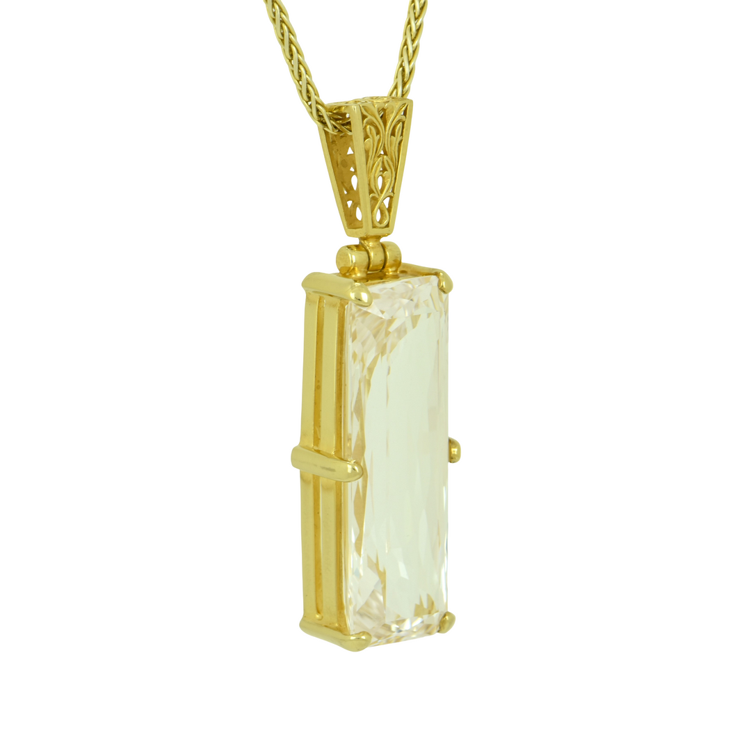 White Sapphire Pendant