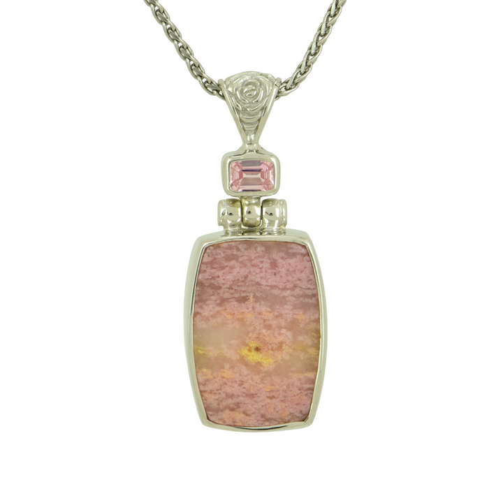 Rhodonite Spessartite Pendant