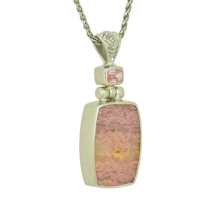 Rhodonite Spessartite Pendant
