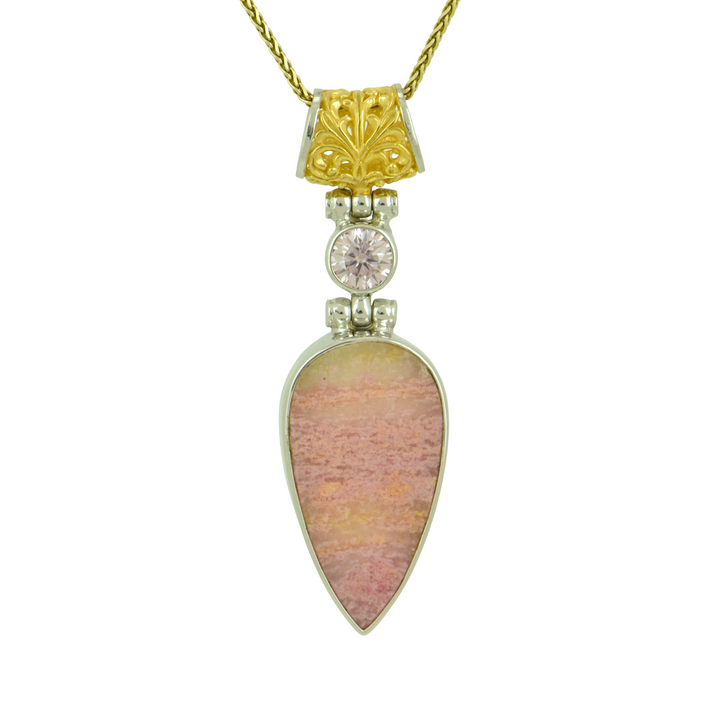 Rhodonite Spessartite Pendant