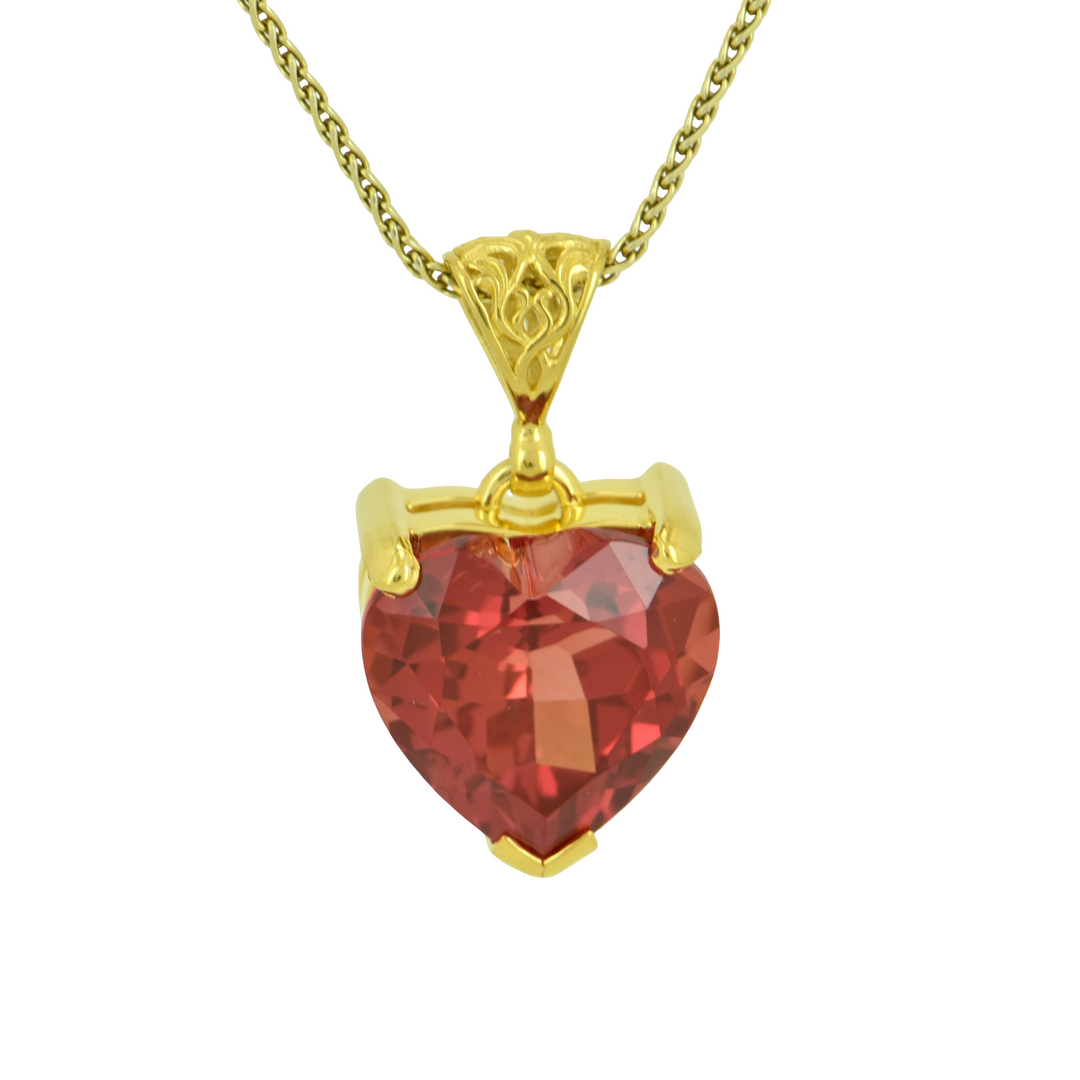 Padparadscha Sapphire Pendant