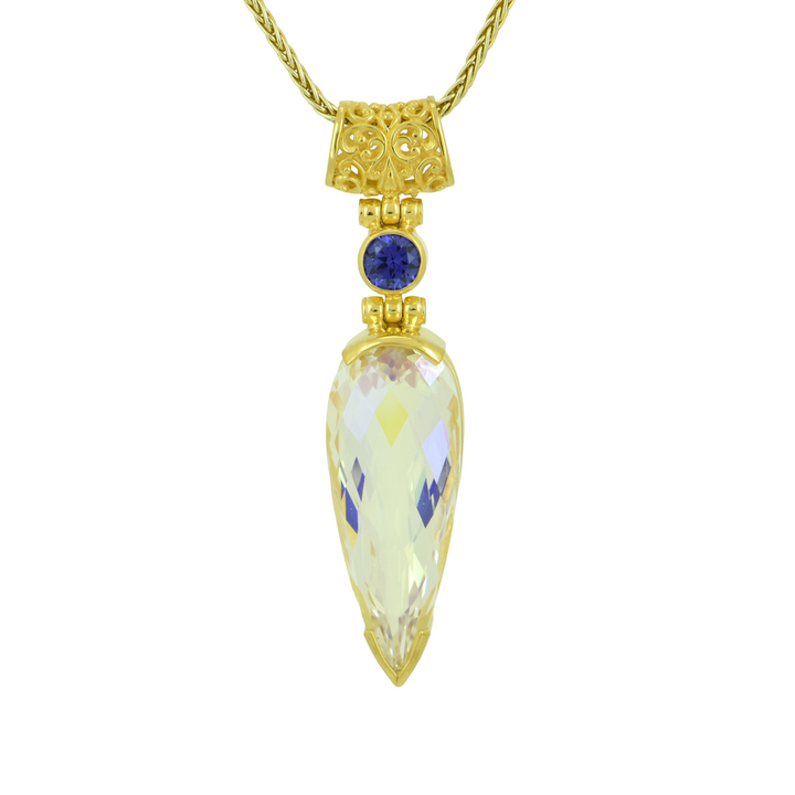 Angel Aura Seraphim Mystic Quartz Pendant