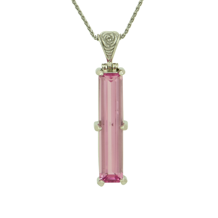 Crystalline Pink Beryl Pendant