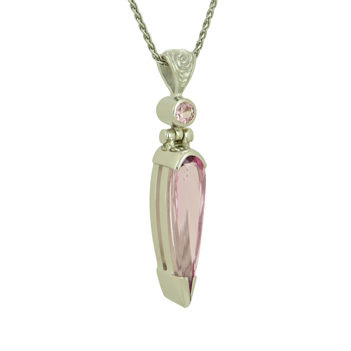 Crystalline Pink Beryl Pendant