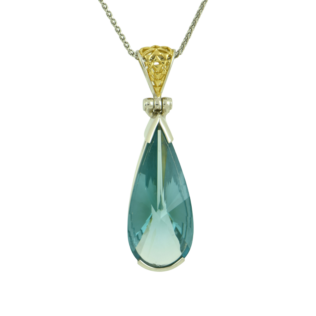 Paraiba Effect Spinel Pendant