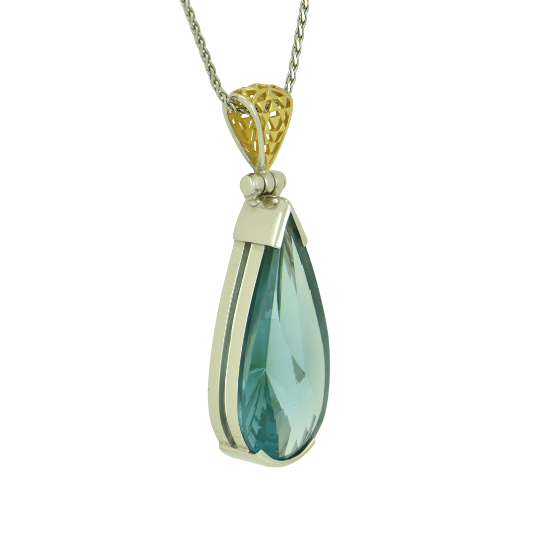 Paraiba Effect Spinel Pendant