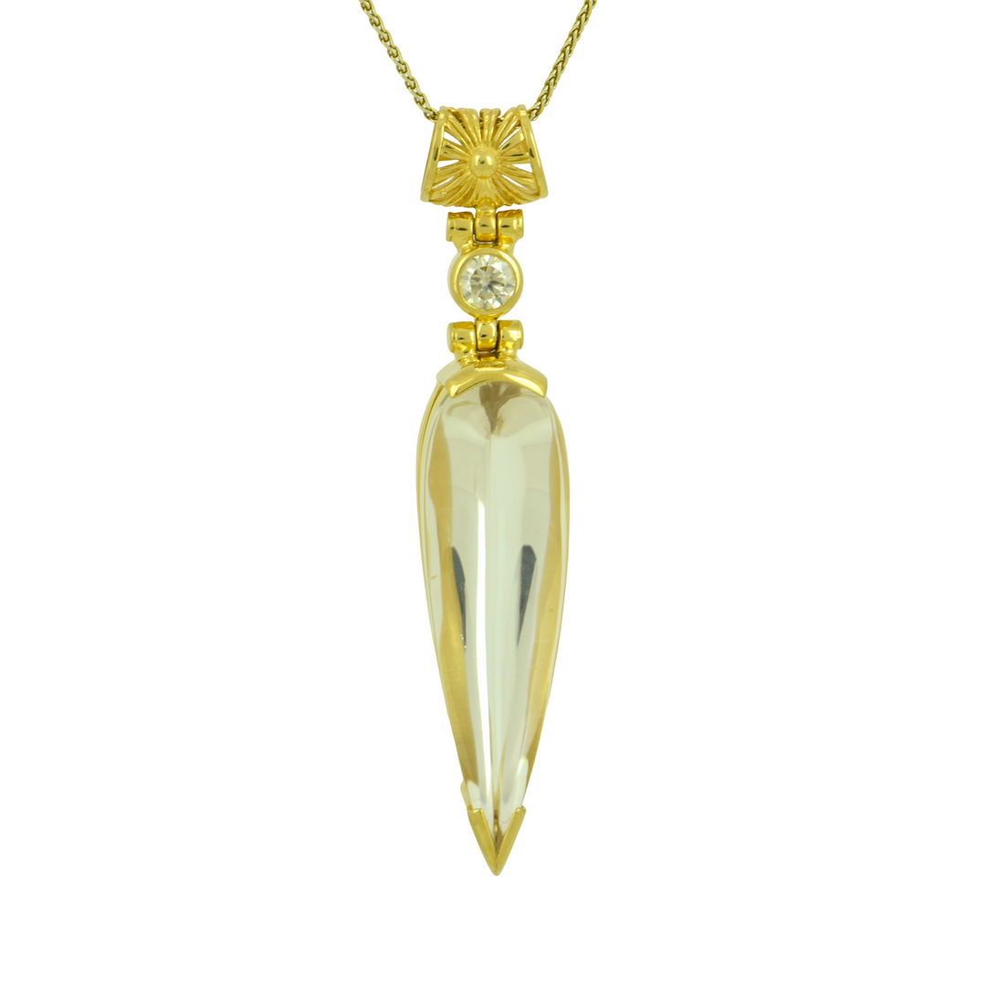 Champagne Citrine Pendant