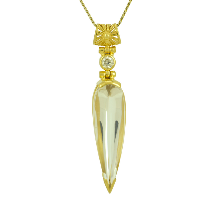 Champagne Citrine Pendant