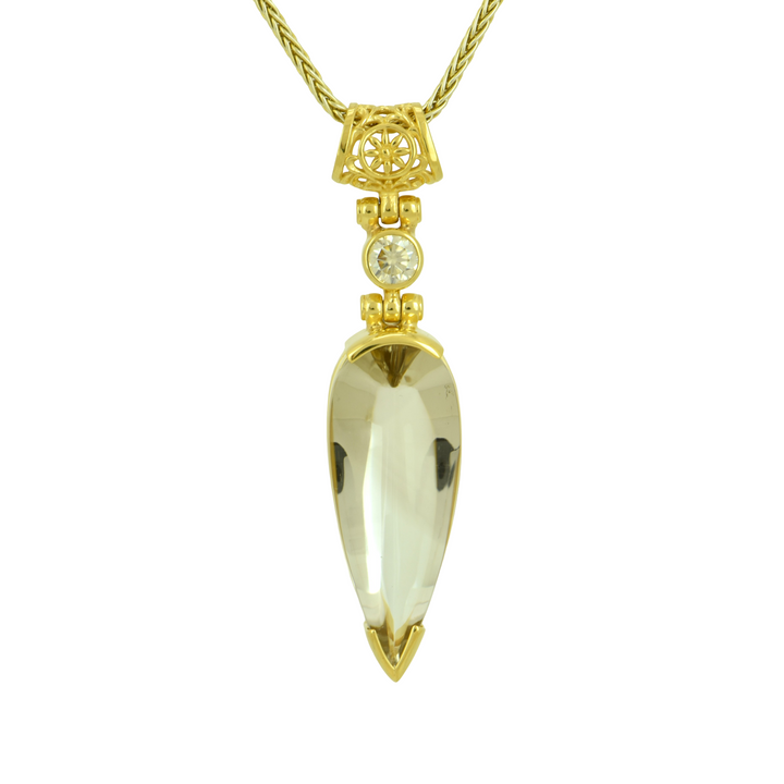 Champagne Citrine Pendant