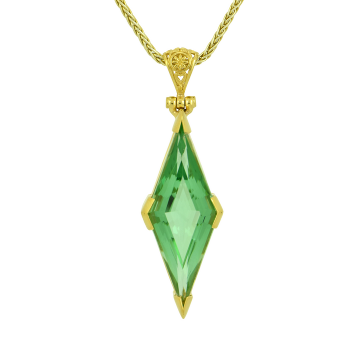 Green Obsidian Pendant
