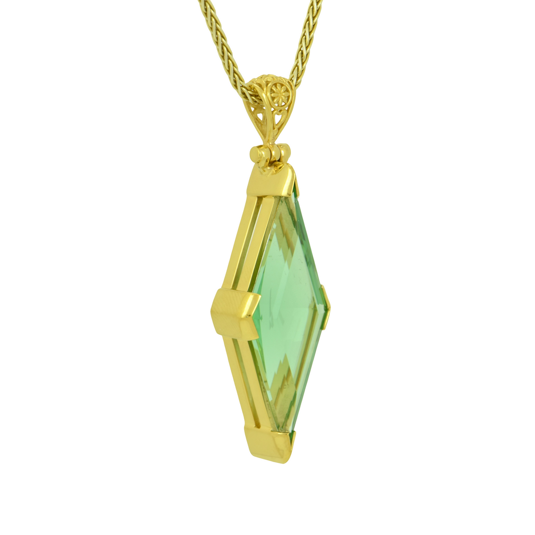 Green Obsidian Pendant