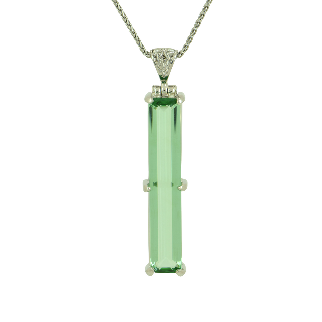 Green Obsidian Pendant