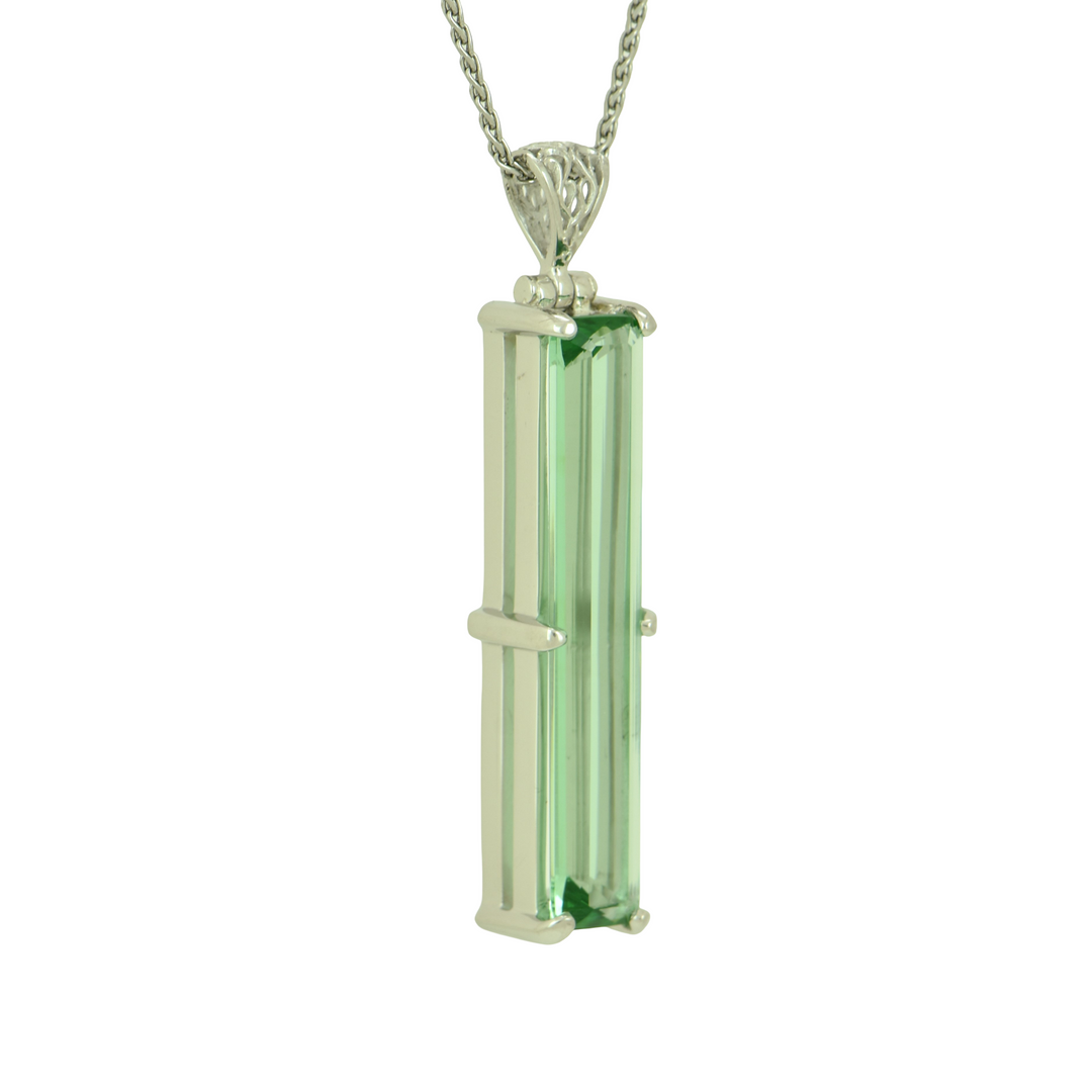 Green Obsidian Pendant