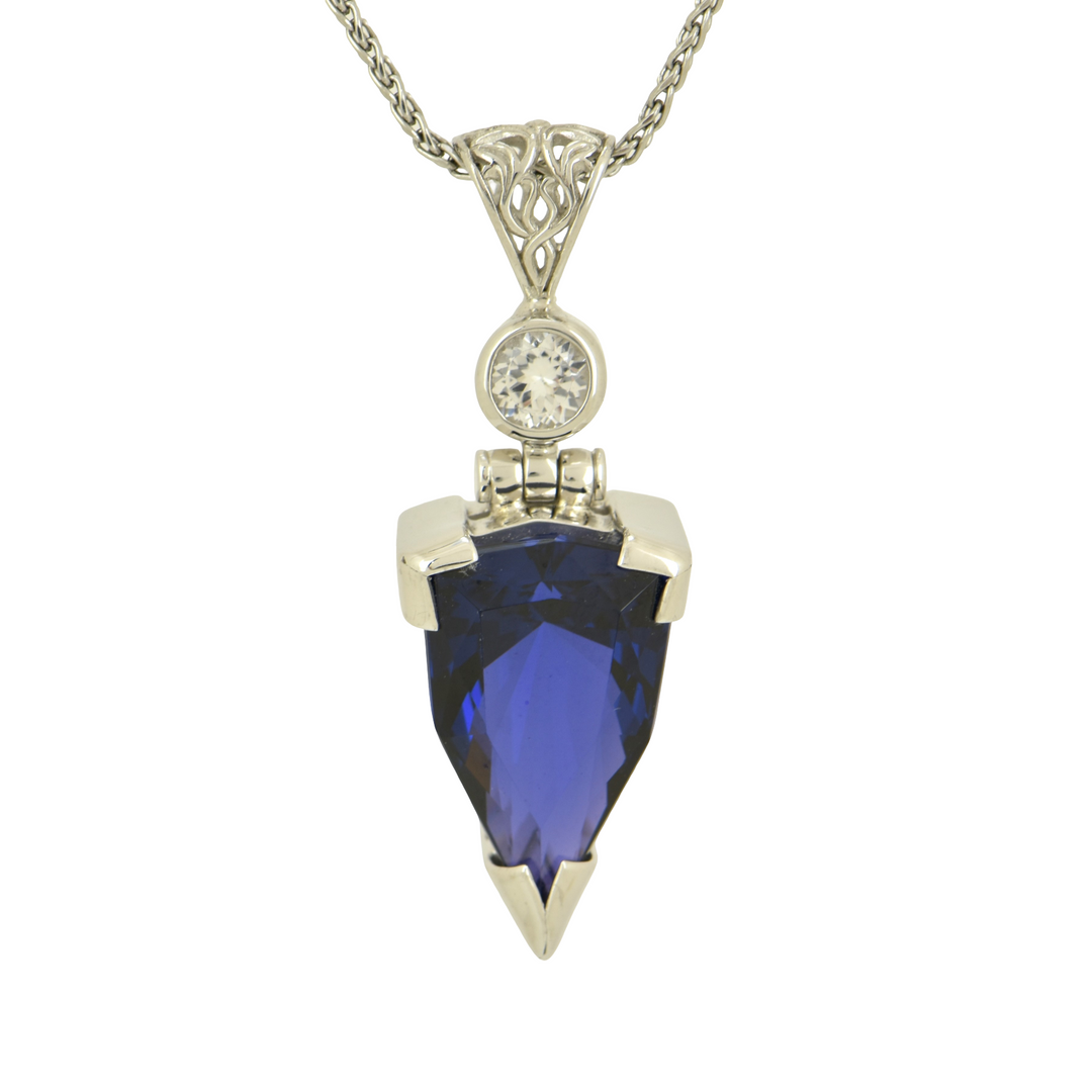 Zao Gongen YAG Tanzanite Pendant