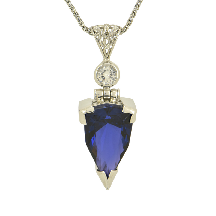 Zao Gongen YAG Tanzanite Pendant