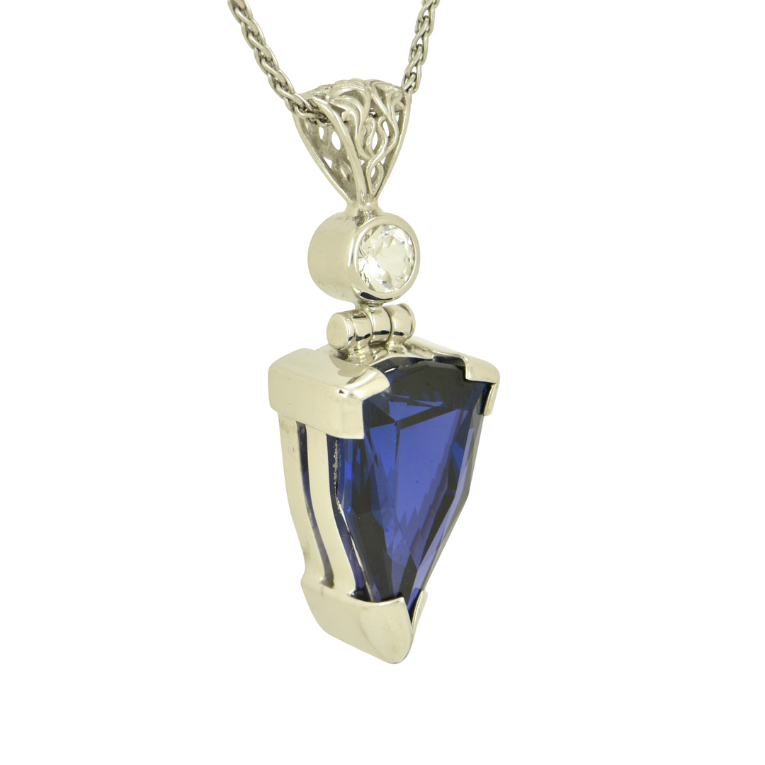 Zao Gongen YAG Tanzanite Pendant