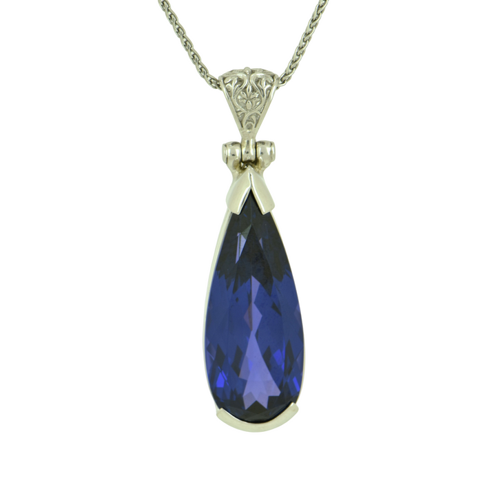 Zao Gongen YAG Tanzanite Pendant